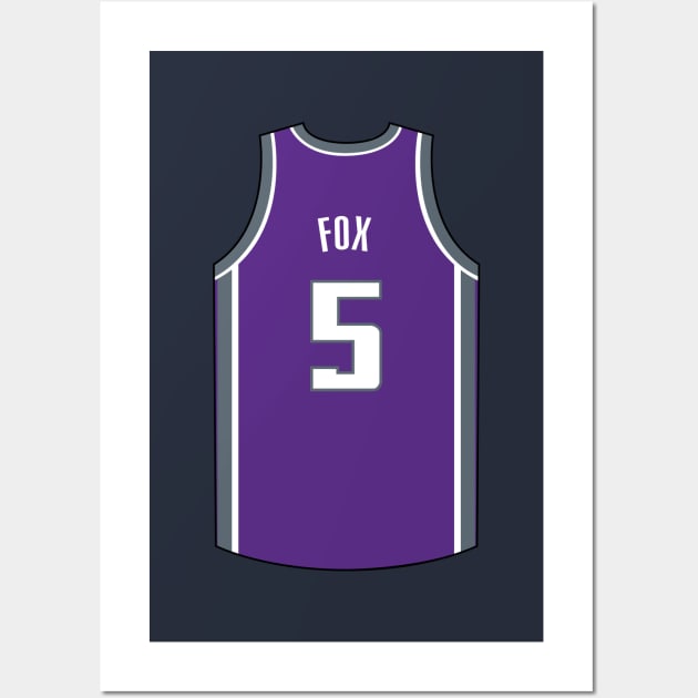 De Aaron Fox Sacramento Jersey Qiangy Deaaron Fox Posters and Art Prints TeePublic